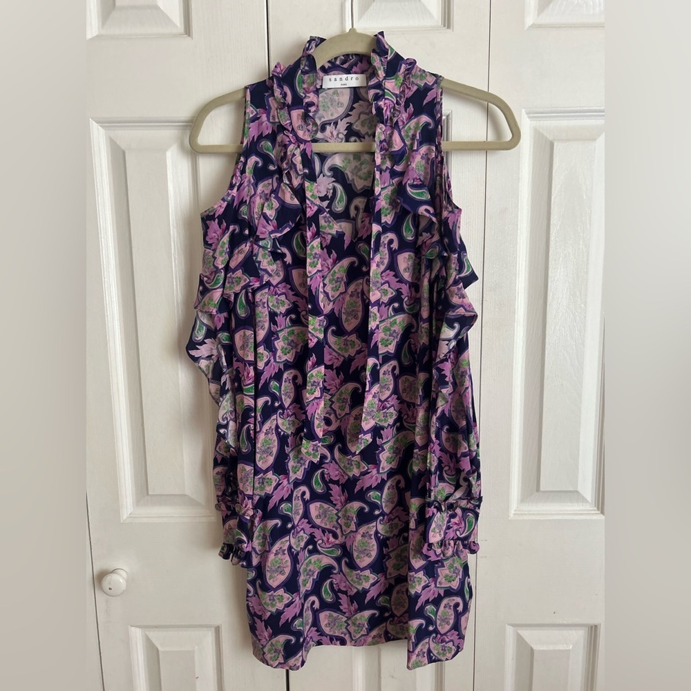 Sandro 100% silk dress - Picture 10 of 15